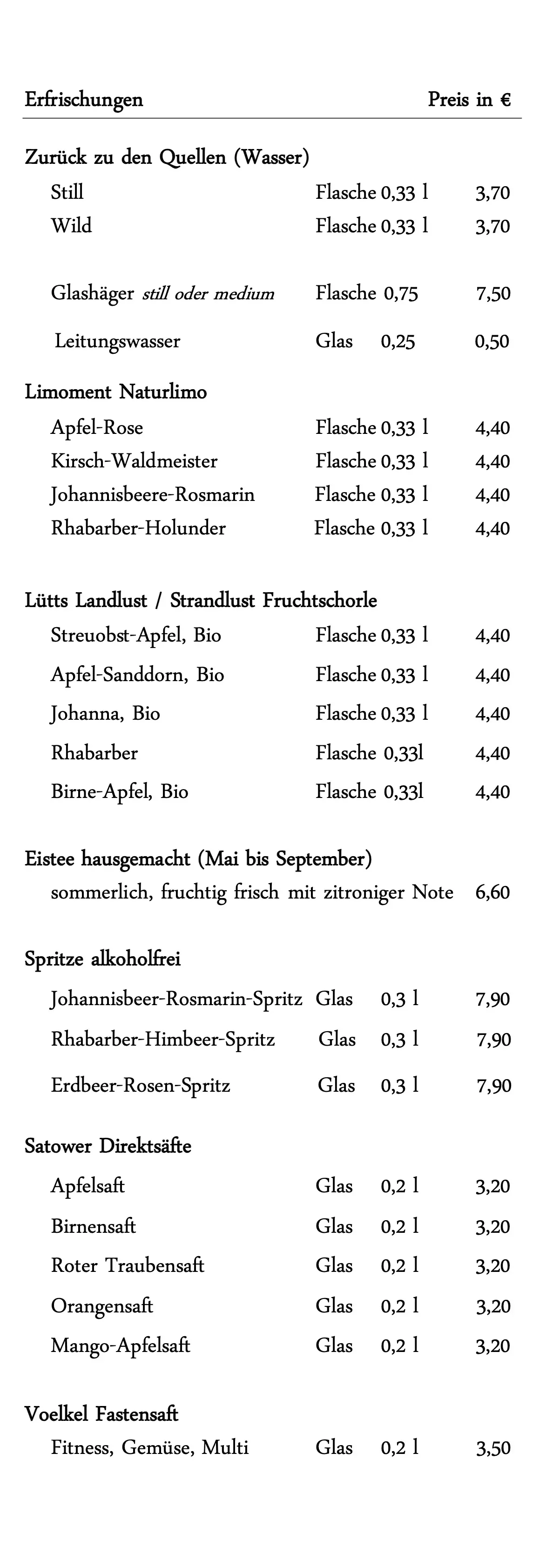 Speisekarte – Seite 4 von 12